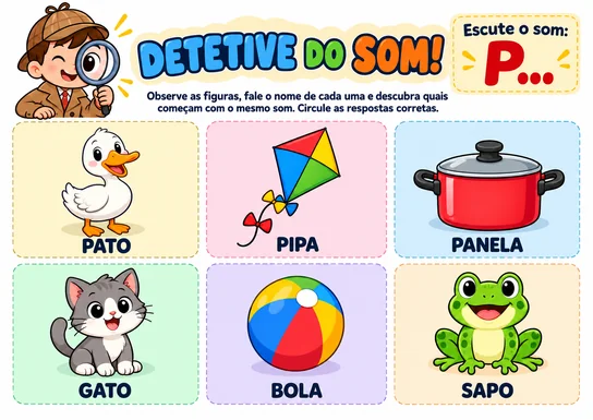 Atividade real: Descubra o som